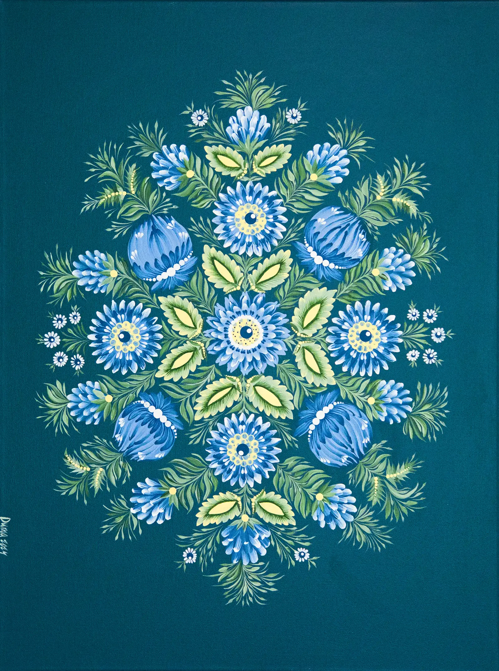 In Quiet Bloom - the painting