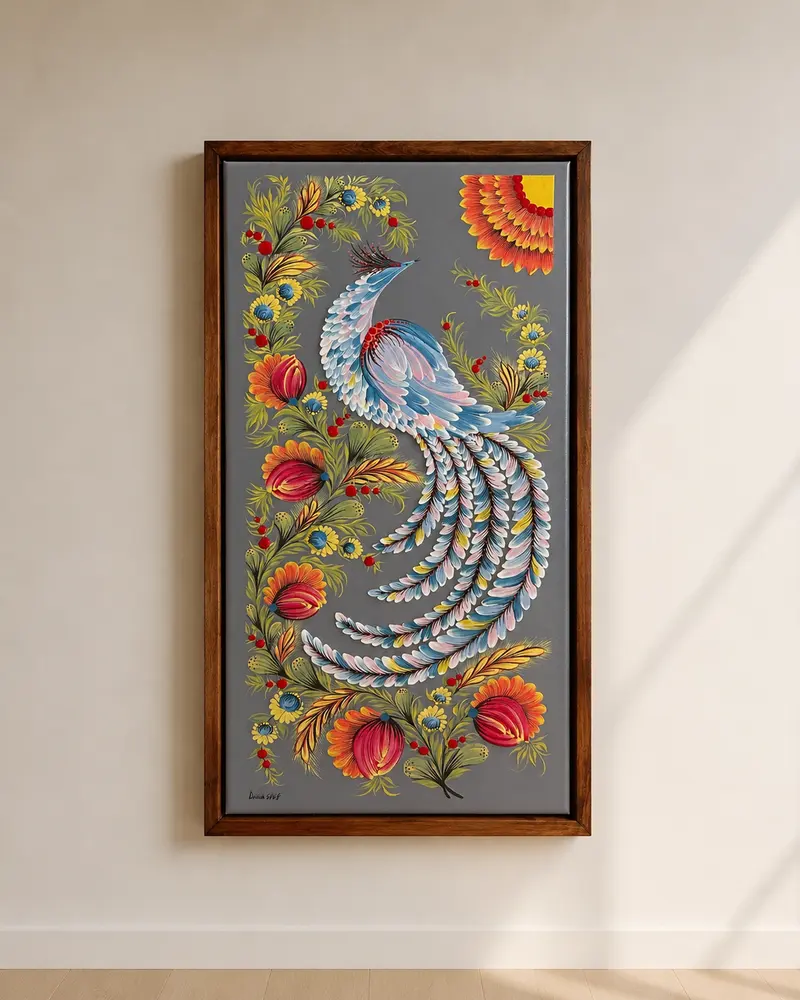 Wings of Freedom styled in a room