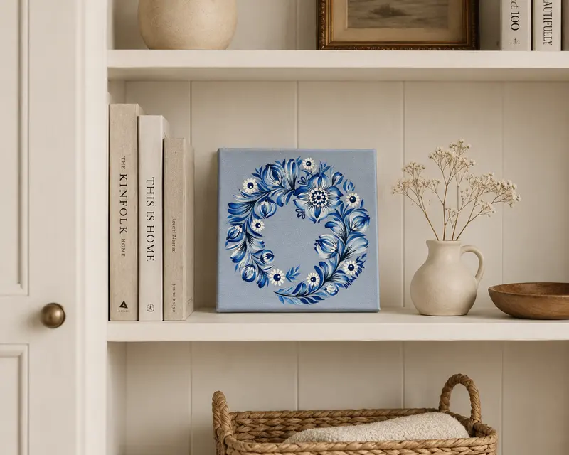 The piece styled in a room, view 1
